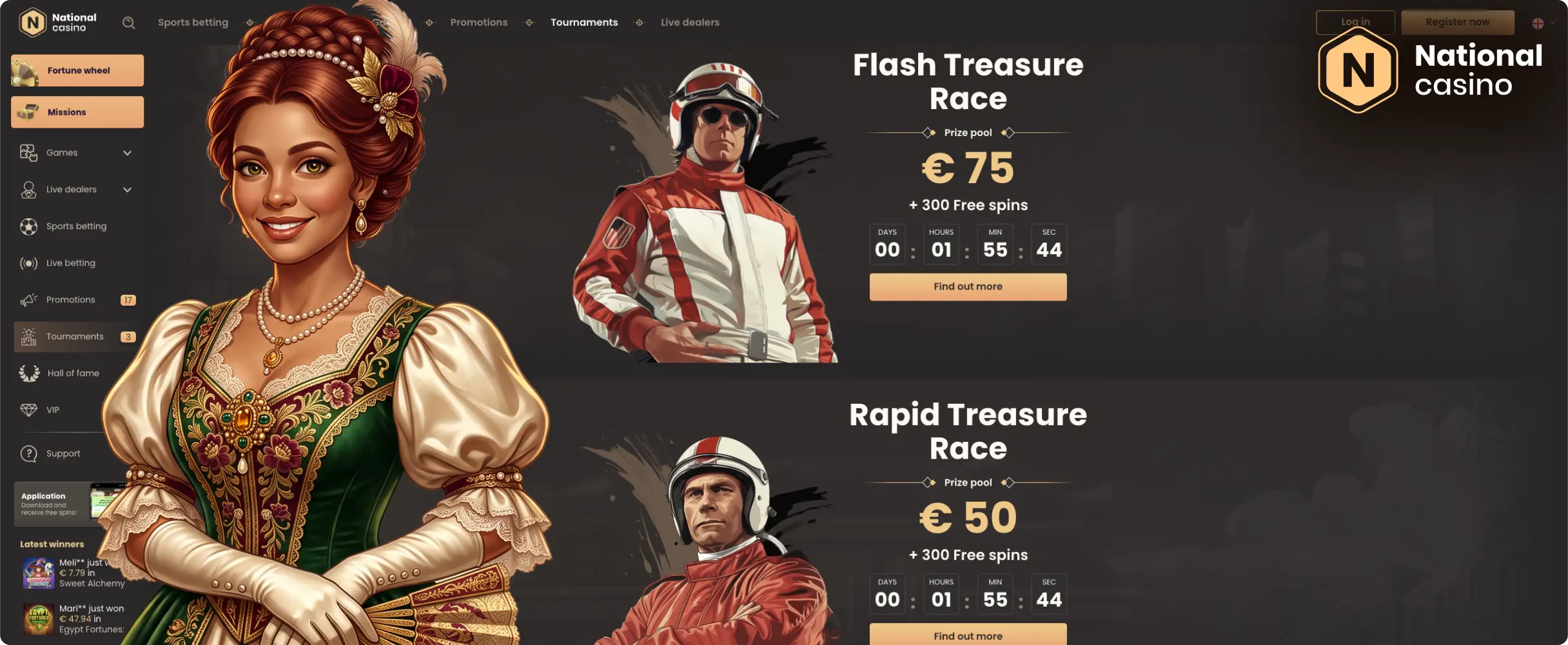 National Casino Download the App