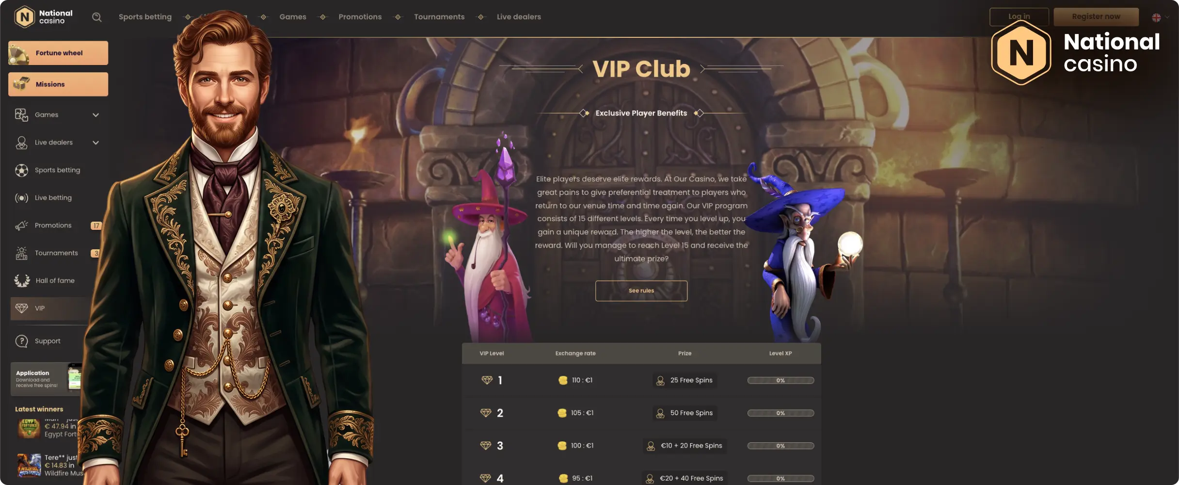 National Casino VIP Program