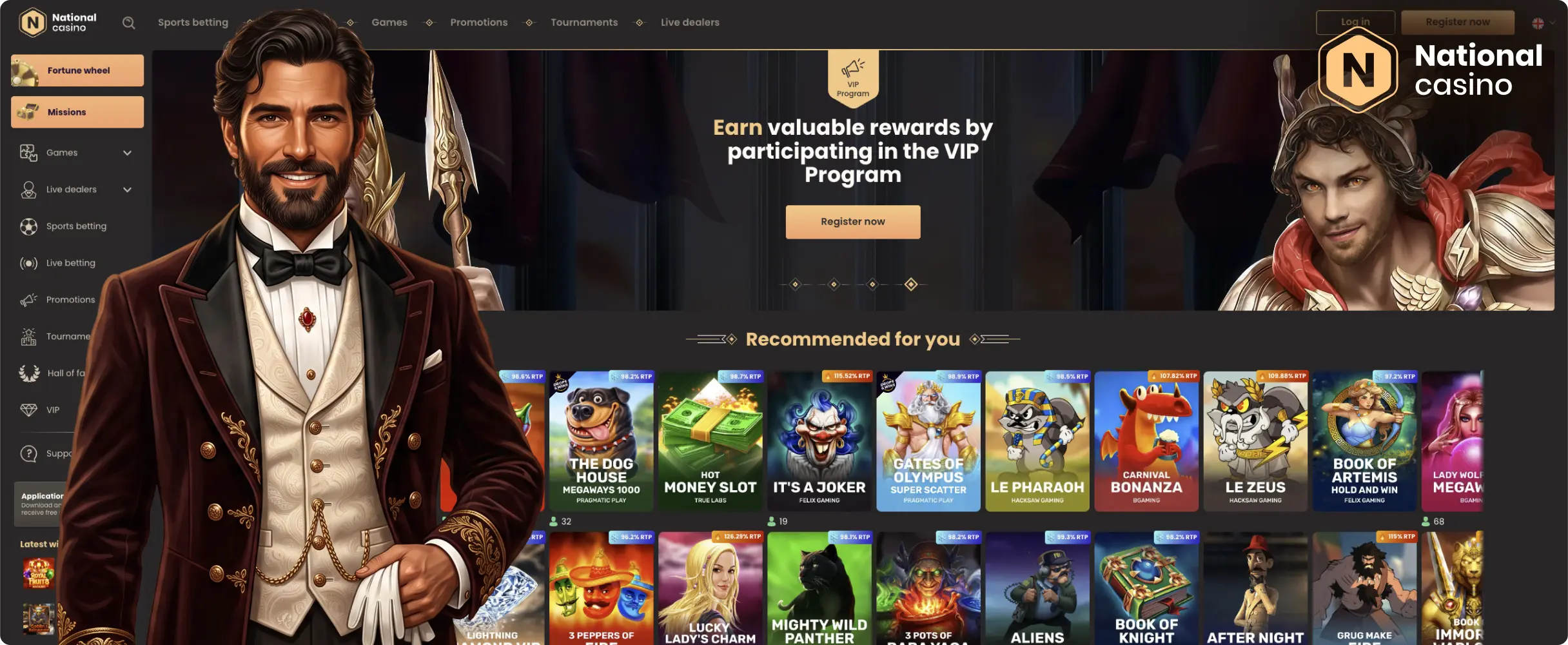 National Casino Online Gaming